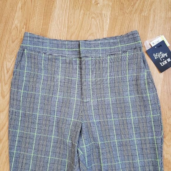 Bar III Becca Tilley x Plaid Tapered Pants - Picture 3 of 15